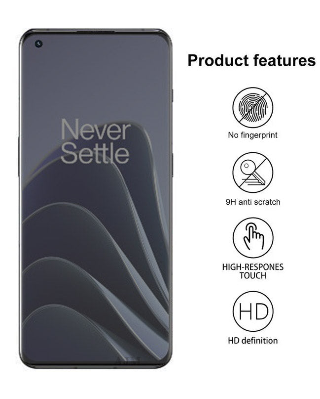 AJM 0.26MM 360 Protection Anti Fingerprint Privacy Screen Protector for Oneplus