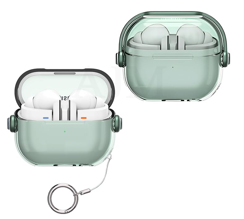 Samsung Galaxy Buds 3/3 Pro Headphones Clear Music Cool Luxury Protective Kickstand Case