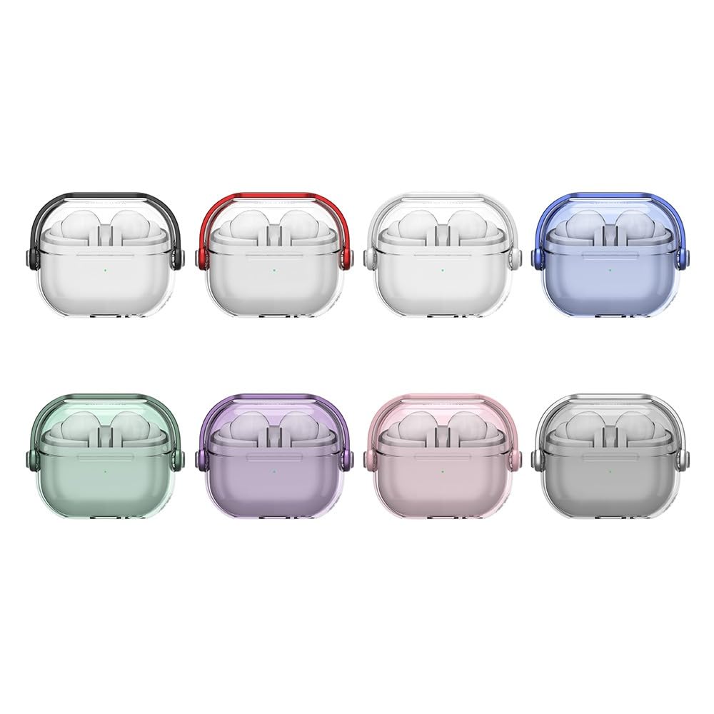 Samsung Galaxy Buds 3/3 Pro Headphones Clear Music Cool Luxury Protective Kickstand Case