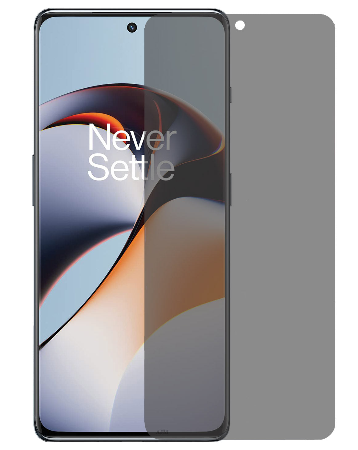 AJM 0.26MM 360 Protection Anti Fingerprint Privacy Screen Protector for Oneplus