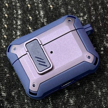 Luxury TPU PC Shockproof Armor Anti-scratch Secure Lock Clip Case - AirPods Pro 2