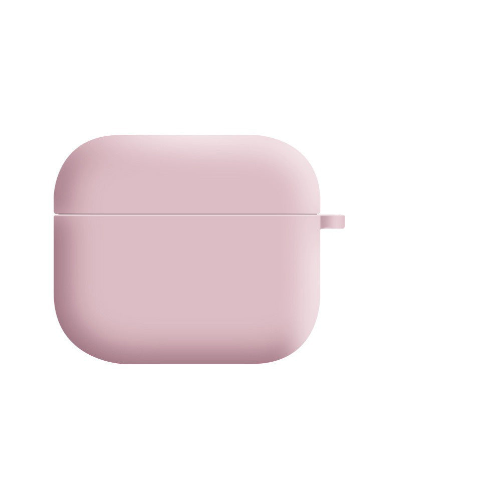 Soft Liquid Silicone Shock-Absorbing Protective Case with Keychain Microfiber Inside - Apple Airpod 1/2