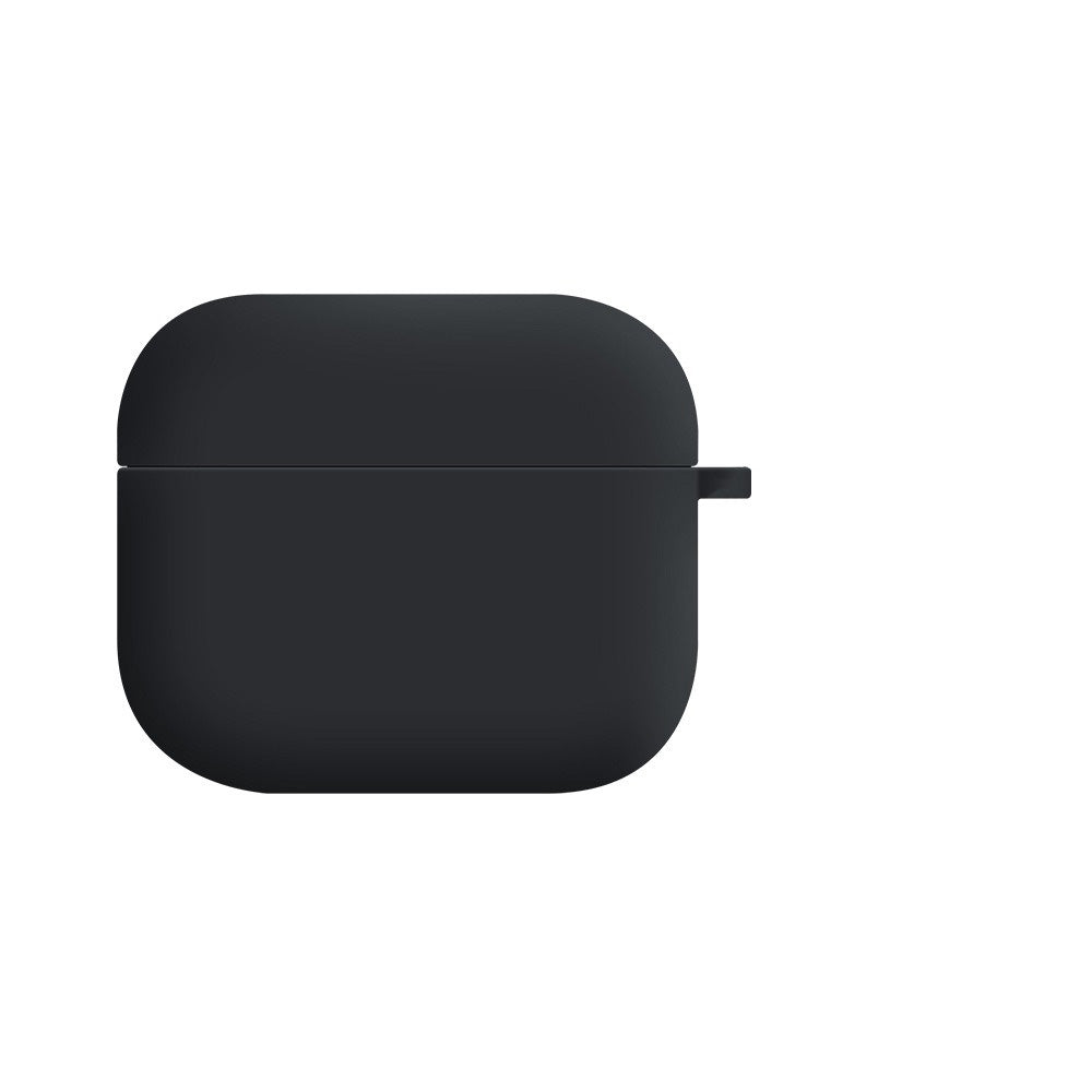 Soft Liquid Silicone Shock-Absorbing Protective Case with Keychain Microfiber Inside - Apple Airpod 1/2