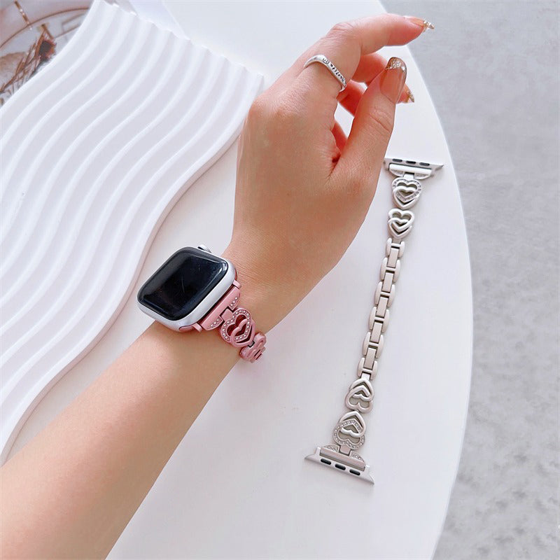 Luxury Diamond Shinning Metal Strap Band - Apple iWatch Series Ultra/8/7/6/SE/5/4/3