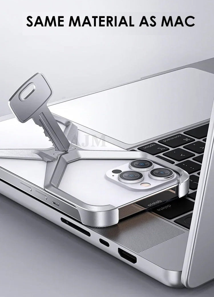 Aluminum Alloy Metal Phone Heat Dissipation Bumper Shockproof Case - iPhone