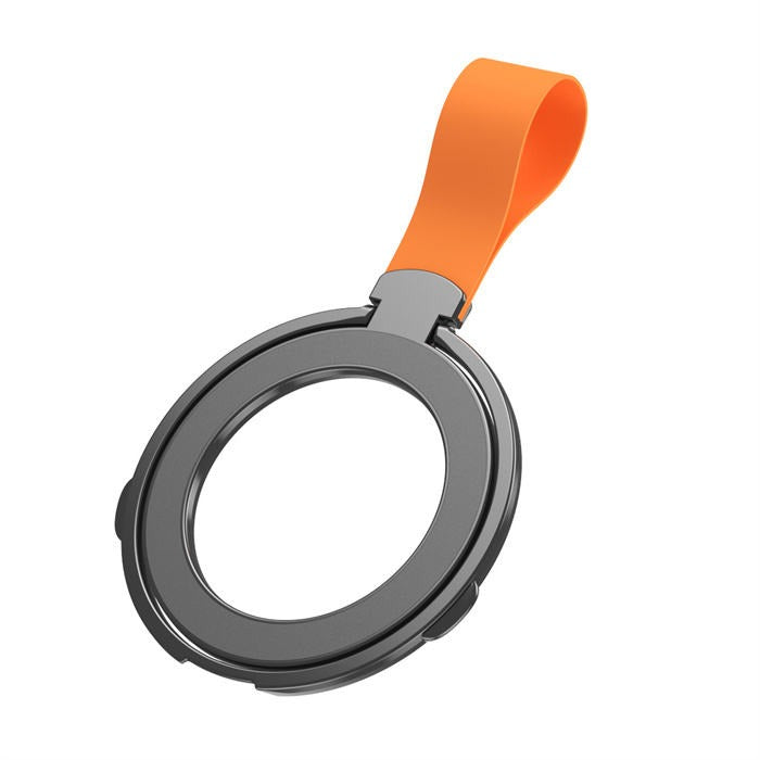 Magnetic Phone Holder Ultra-Thin Folding Rotating Silicone Hanging Strap Finger Ring Buckle Holder - iPhone