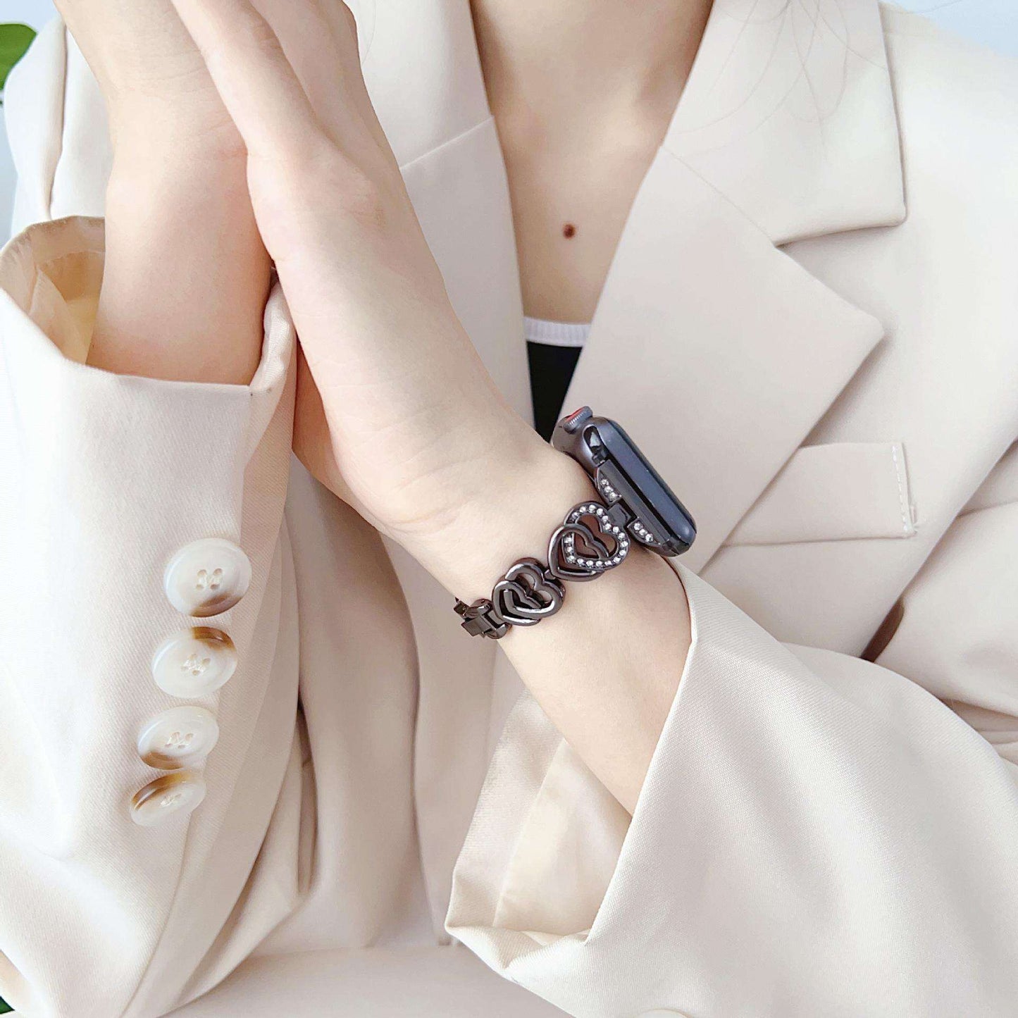 Luxury Diamond Shinning Metal Strap Band - Apple iWatch Series Ultra/8/7/6/SE/5/4/3