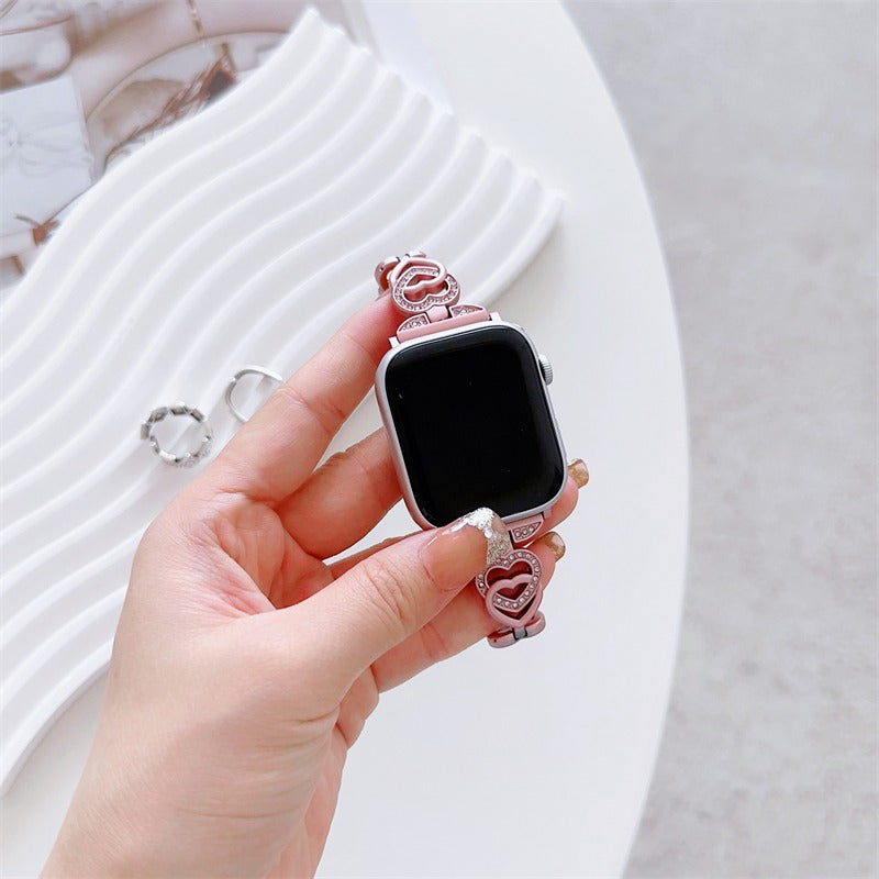 Luxury Diamond Shinning Metal Strap Band - Apple iWatch Series Ultra/8/7/6/SE/5/4/3