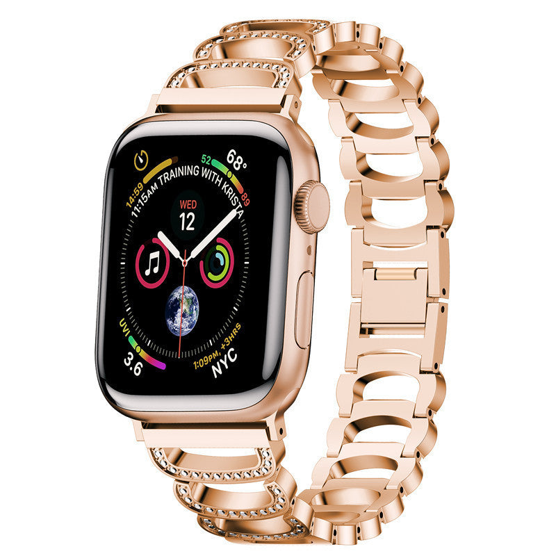 Luxury Diamond Shinning Glitter Metal Strap Band - Apple iWatch Series Ultra/8/7/6/SE/5/4/3