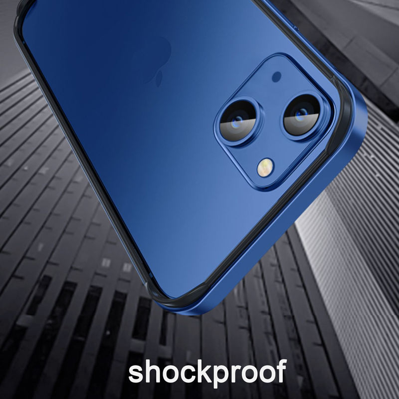 Anti Collision Luxury Metal Frame Ultra-Thin Shockproof Bumper case - iPhone