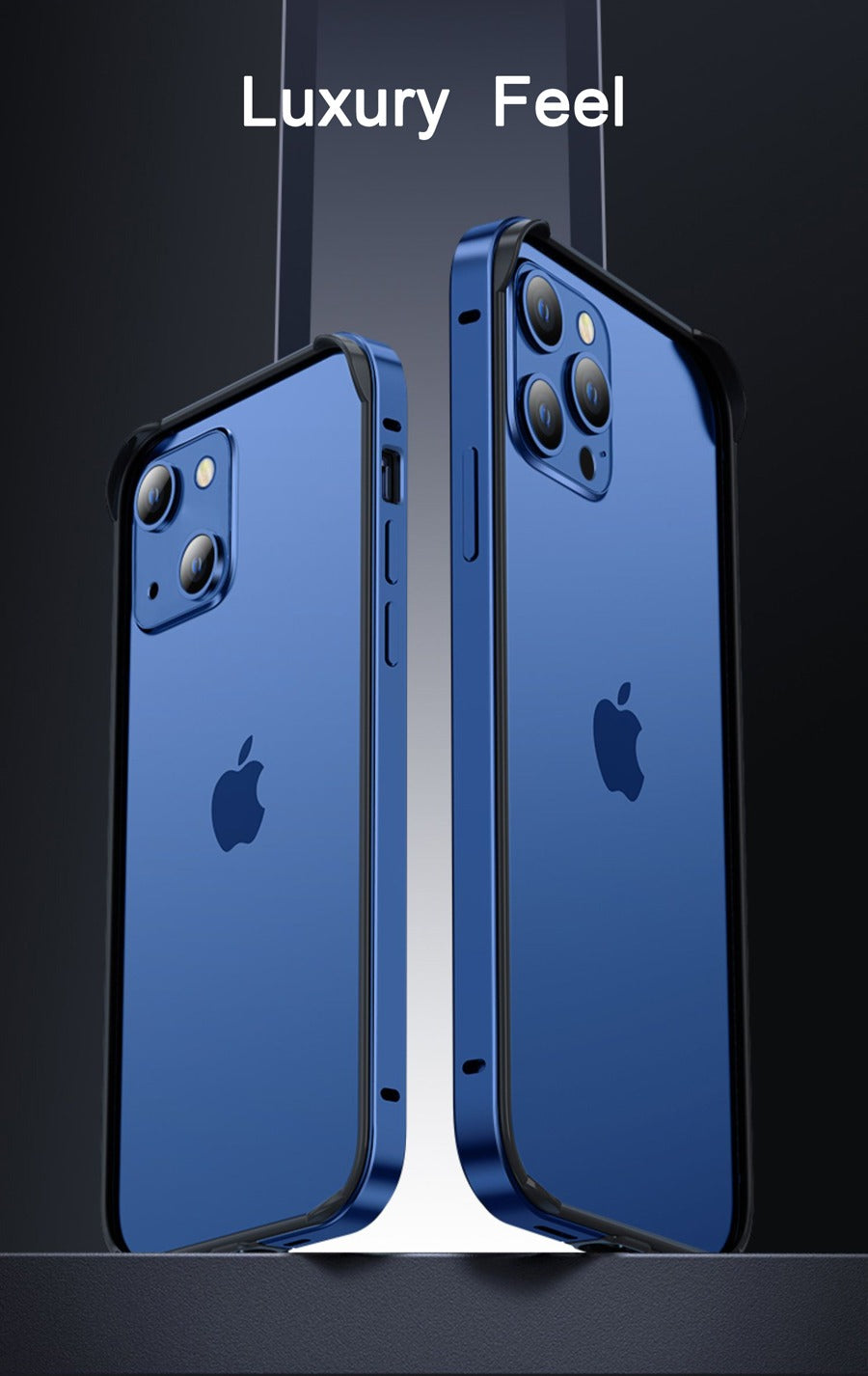 Anti Collision Luxury Metal Frame Ultra-Thin Shockproof Bumper case - iPhone