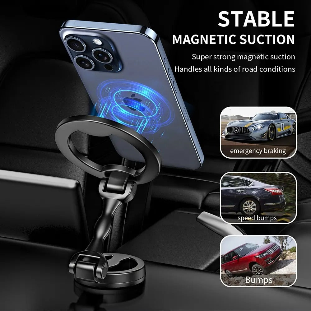 High Quality Folding Zinc Alloy 360 Rotatable Magnetic Car Mount Phone Holder