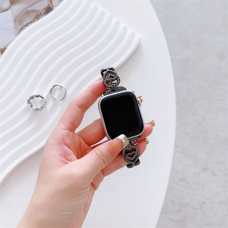 Luxury Diamond Shinning Metal Strap Band - Apple iWatch Series Ultra/8/7/6/SE/5/4/3