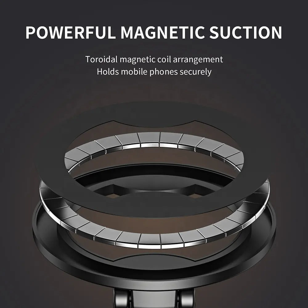 High Quality Folding Zinc Alloy 360 Rotatable Magnetic Car Mount Phone Holder