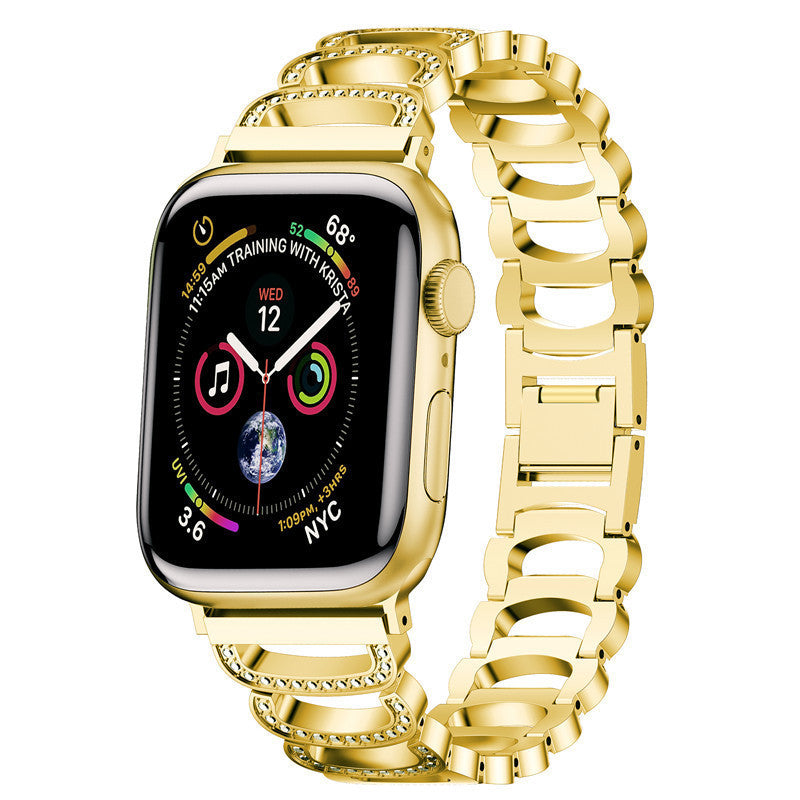 Luxury Diamond Shinning Glitter Metal Strap Band - Apple iWatch Series Ultra/8/7/6/SE/5/4/3