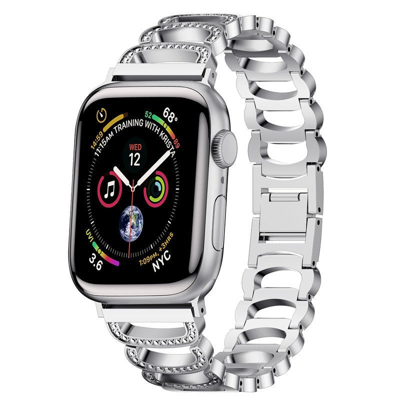 Luxury Diamond Shinning Glitter Metal Strap Band - Apple iWatch Series Ultra/8/7/6/SE/5/4/3
