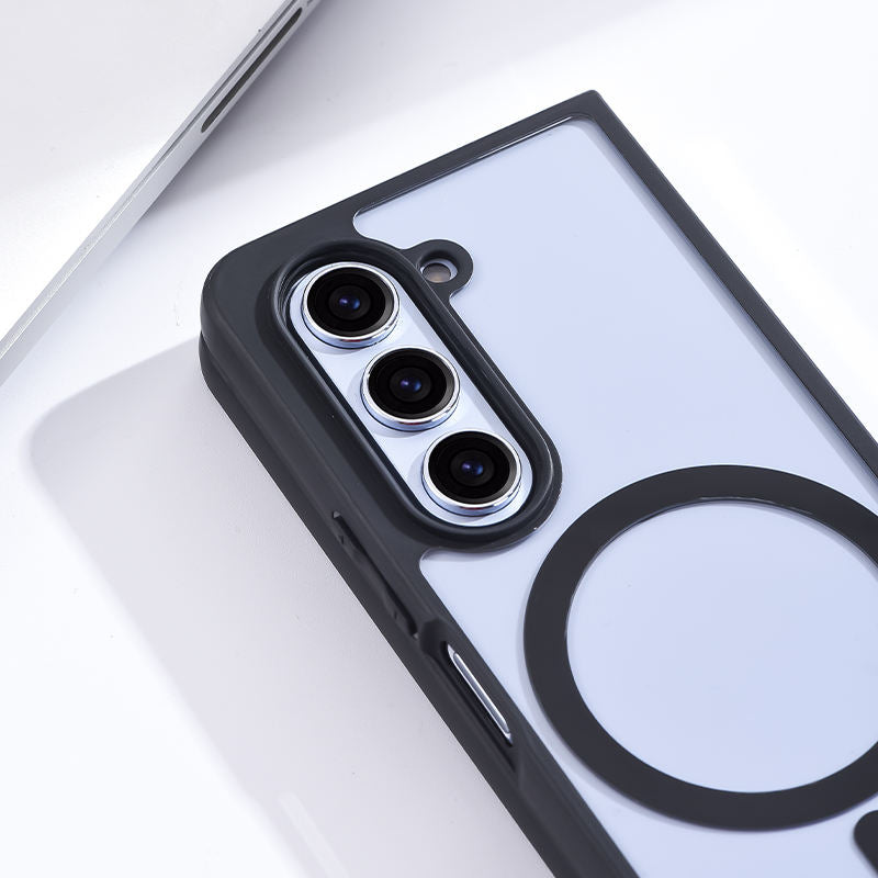 Luxury Design Premium Clear Magnetic MagSafe Non-Yellowing Case - Samsung Galaxy Fold 6