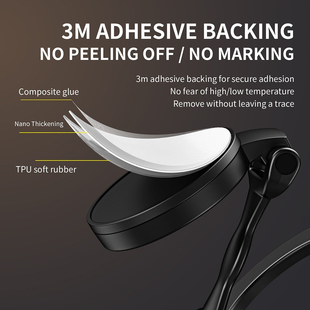 High Quality Folding Zinc Alloy 360 Rotatable Magnetic Car Mount Phone Holder