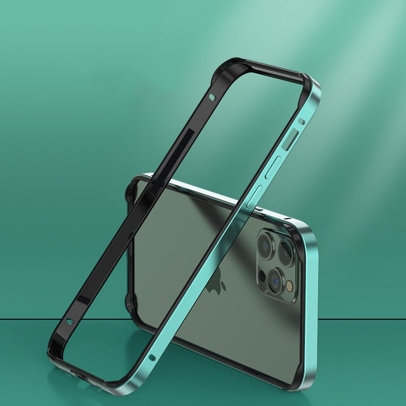 Anti Collision Luxury Metal Frame Ultra-Thin Shockproof Bumper case - iPhone