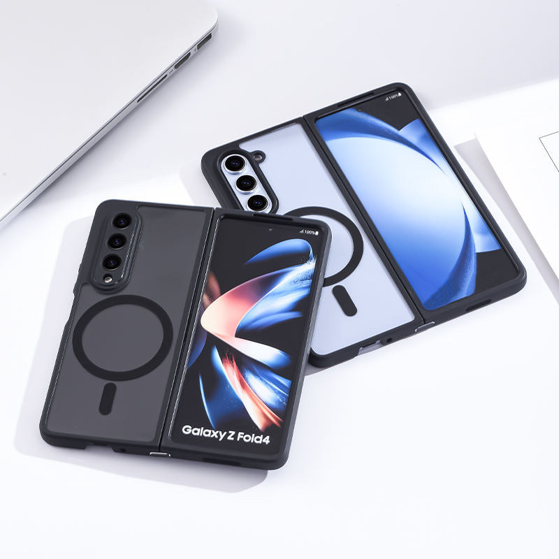 Luxury Design Premium Clear Magnetic MagSafe Non-Yellowing Case - Samsung Galaxy Fold 6