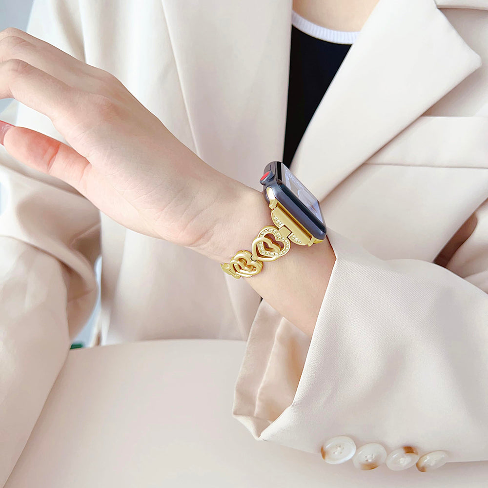 Luxury Diamond Shinning Metal Strap Band - Apple iWatch Series Ultra/8/7/6/SE/5/4/3