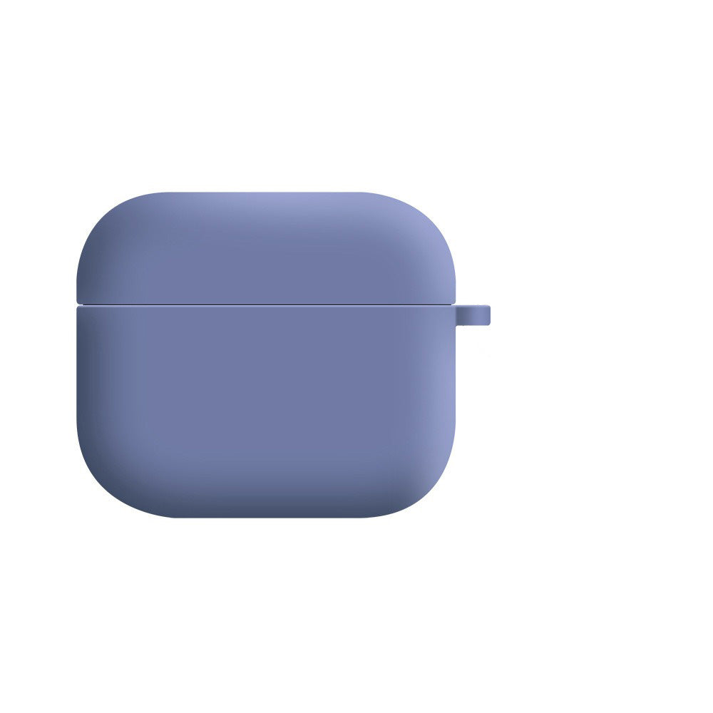 Soft Liquid Silicone Shock-Absorbing Protective Case with Keychain Microfiber Inside - Apple Airpod 1/2