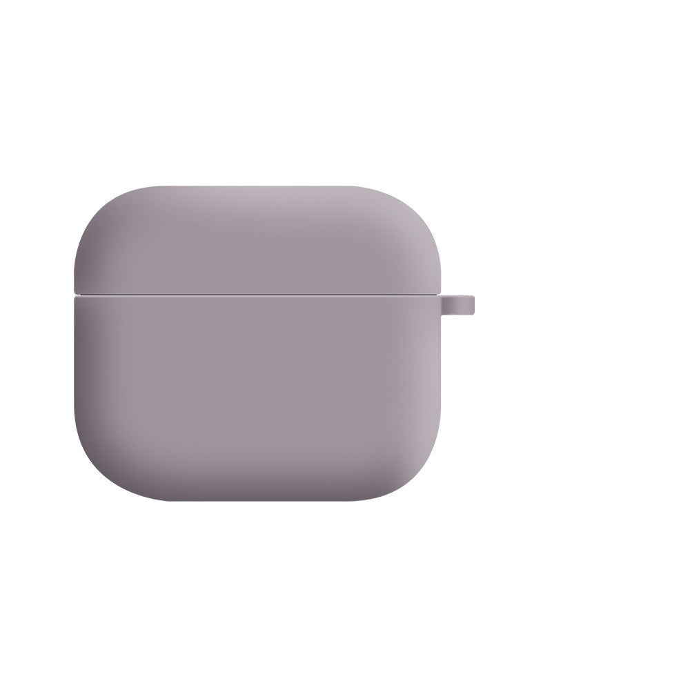 Soft Liquid Silicone Shock-Absorbing Protective Case with Keychain Microfiber Inside - Apple Airpod 1/2