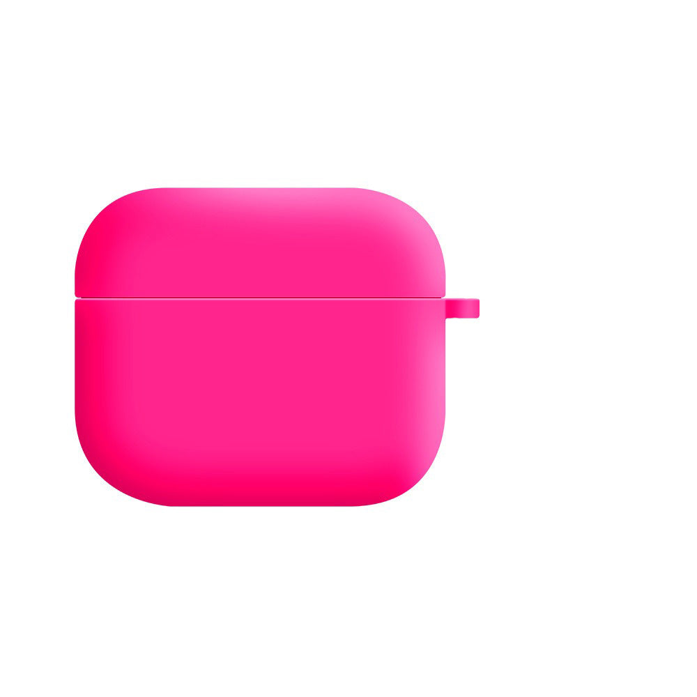 Soft Liquid Silicone Shock-Absorbing Protective Case with Keychain Microfiber Inside - Apple Airpod 1/2