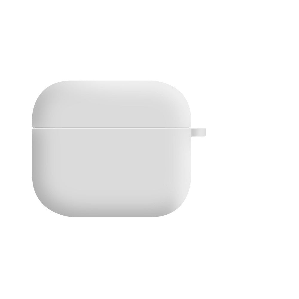 Soft Liquid Silicone Shock-Absorbing Protective Case with Keychain Microfiber Inside - Apple Airpod 1/2