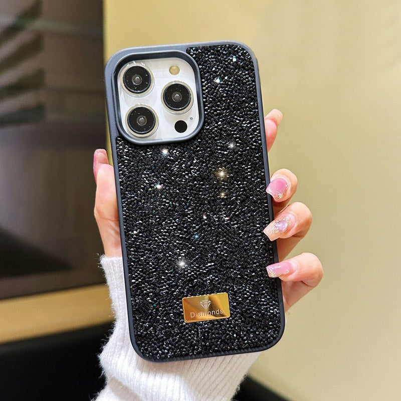 Luxury Fashion Coloured TPU+PC Diamond Shockproof Protective Phone Case - iPhone