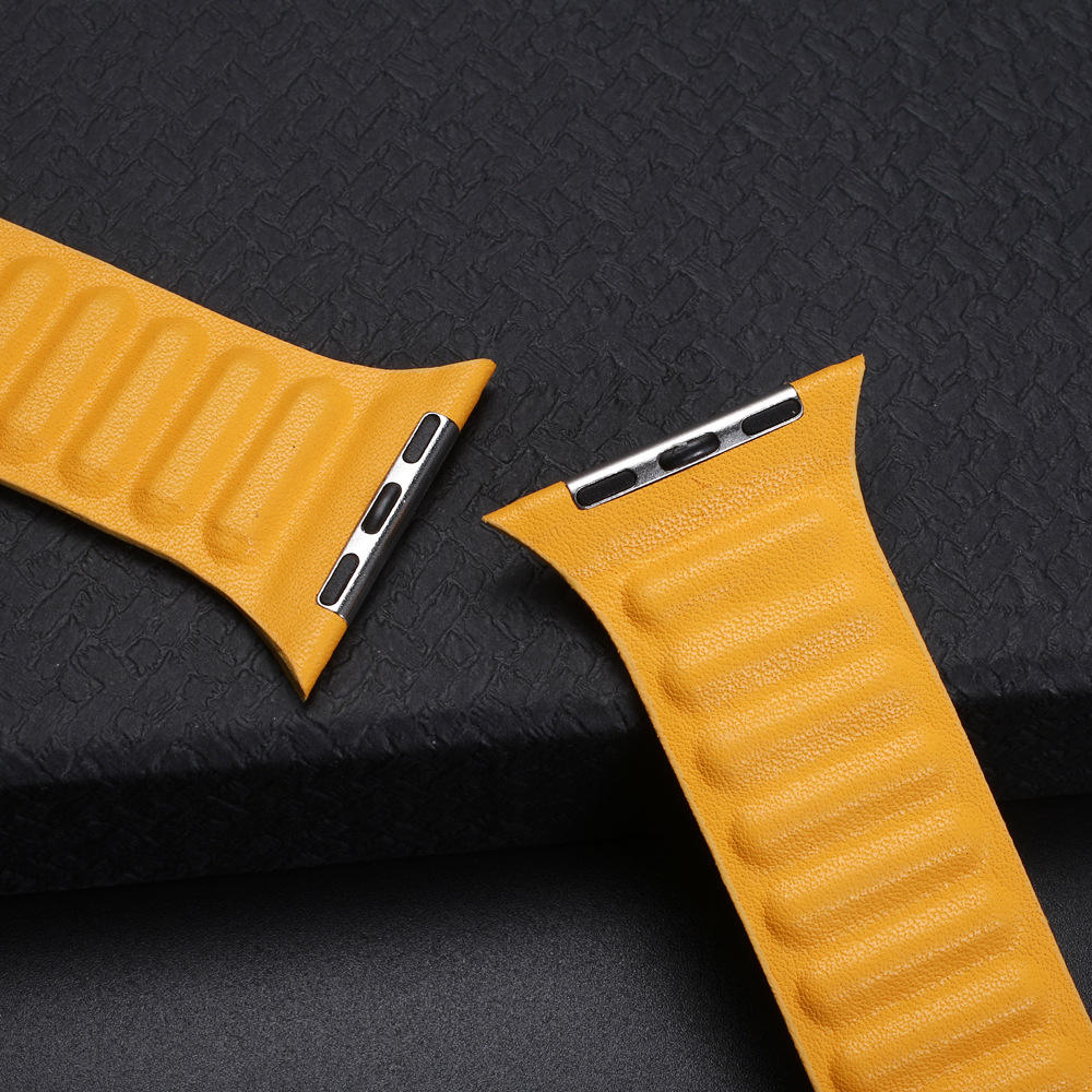 Latest Leather Premium Luxury Magnetic Band - Apple Watch 42mm/44mm45mm/49mm