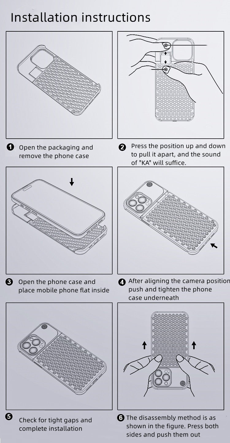Aluminum Alloy Metal Luxury Leather Phone Case - iPhone