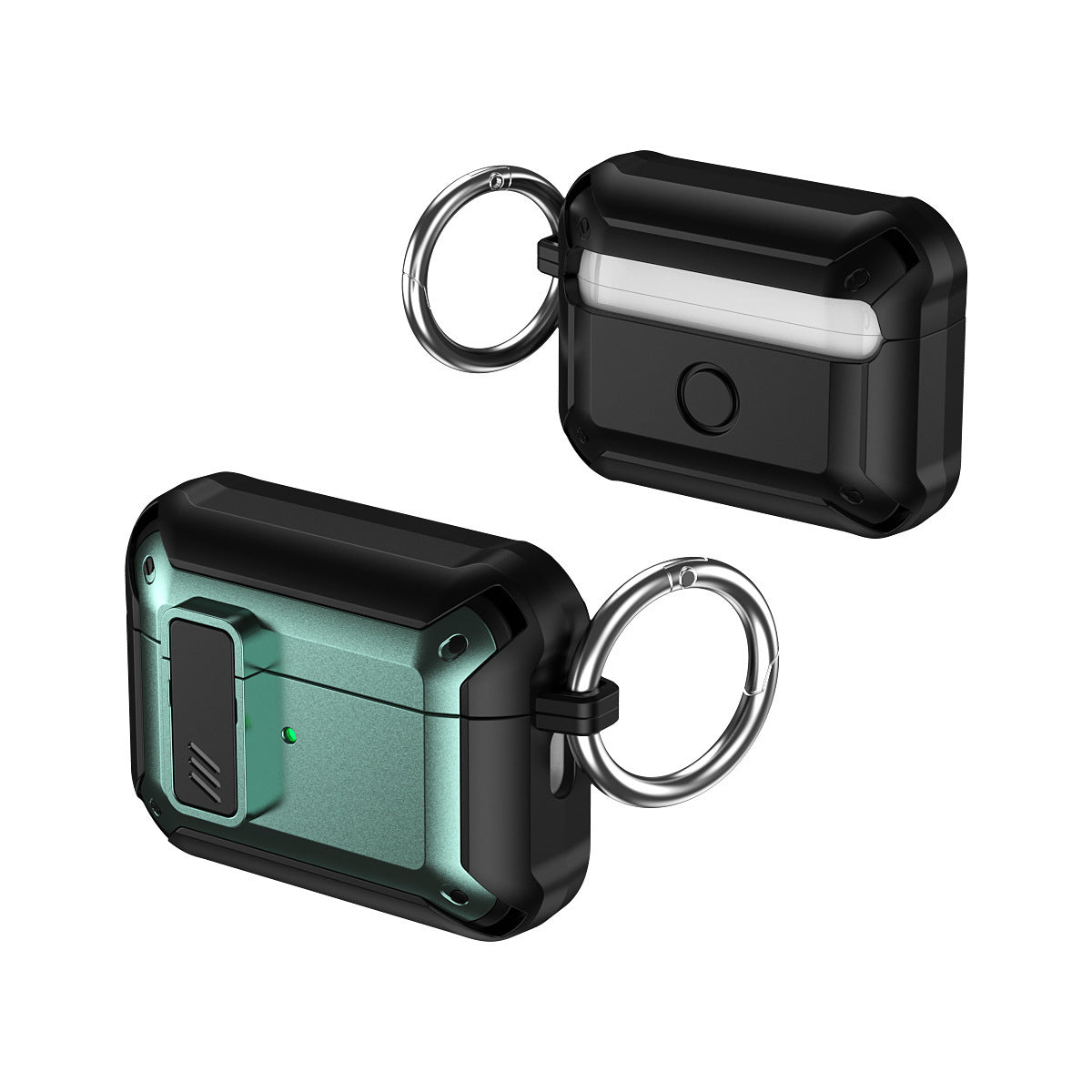 Luxury TPU PC Shockproof Armor Anti-scratch Secure Lock Clip Case - AirPods 3