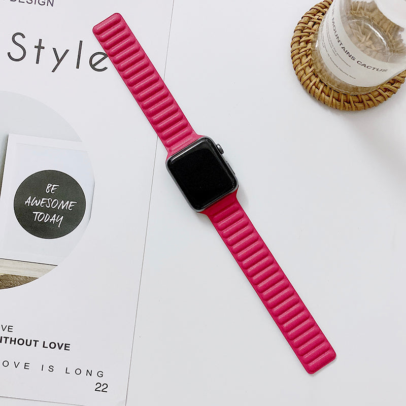 Latest Leather Premium Luxury Magnetic Band - Apple Watch 42mm/44mm45mm/49mm