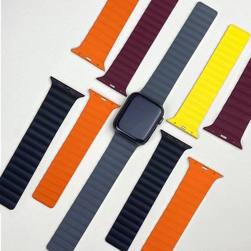 Latest Leather Premium Luxury Magnetic Band - Apple Watch 42mm/44mm45mm/49mm