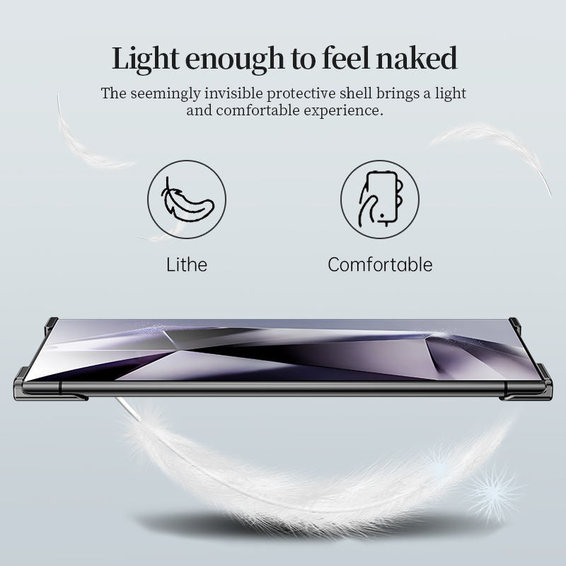 Luxury Frameless Aluminum Alloy Anti Fall Phone Case - Samsung Galaxy S24 Ultra