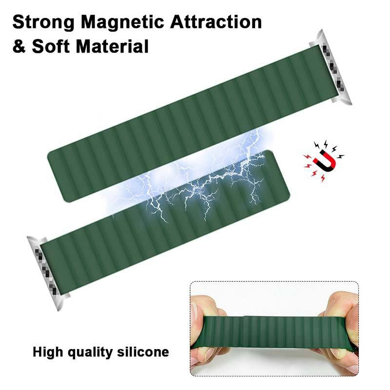 Latest Leather Premium Luxury Magnetic Band - Apple Watch 42mm/44mm45mm/49mm