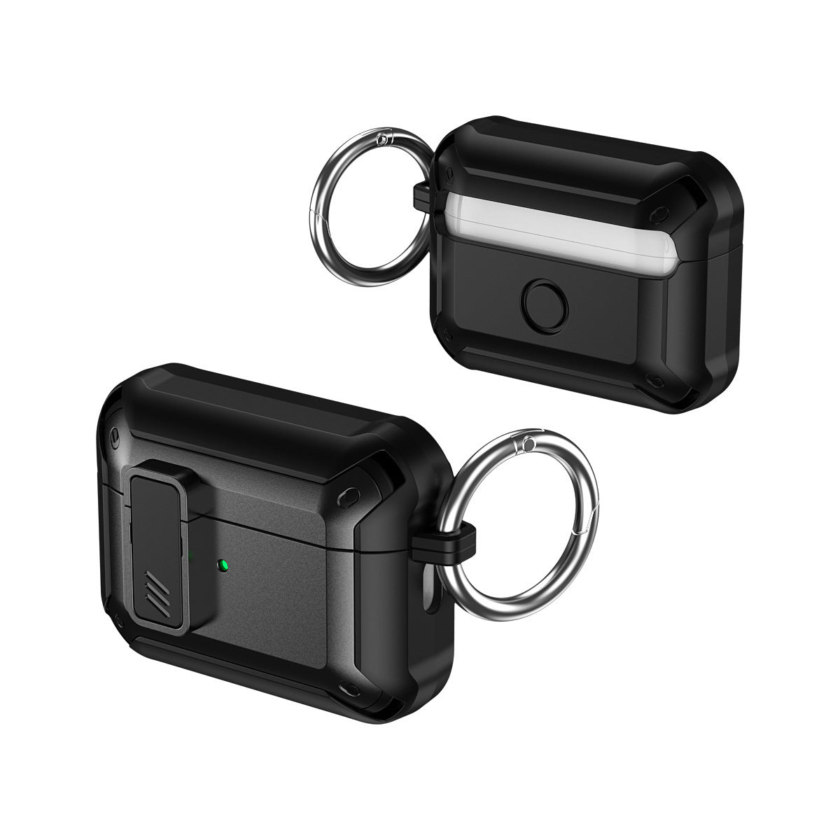 Luxury TPU PC Shockproof Armor Anti-scratch Secure Lock Clip Case - AirPods 3