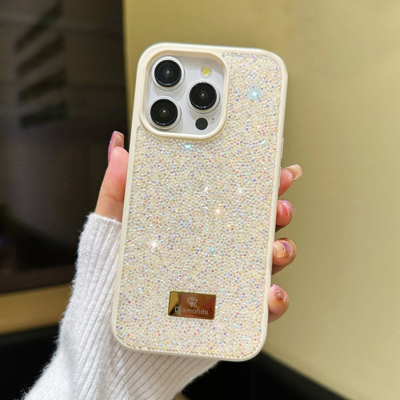 Luxury Fashion Coloured TPU+PC Diamond Shockproof Protective Phone Case - iPhone